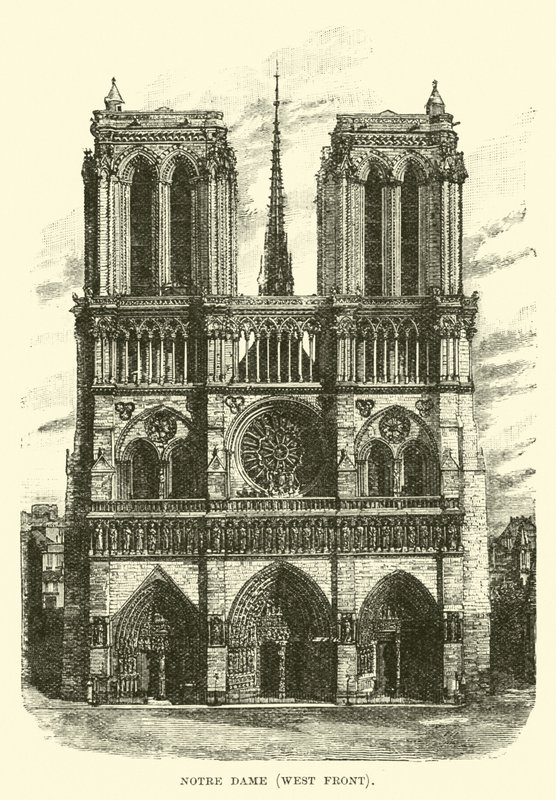 Notre Dame, Westfassade von English School