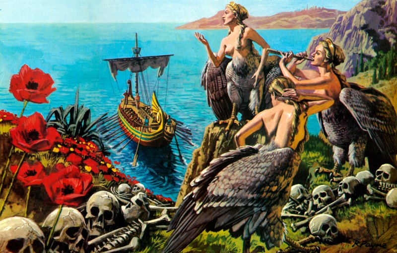 Odysseus und die Sirenen von English School