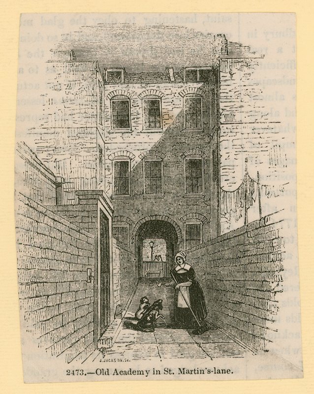 Alte Akademie in St Martins Lane, London von English School