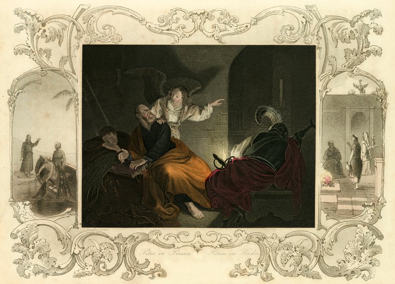 Petrus im Gefängnis von English School