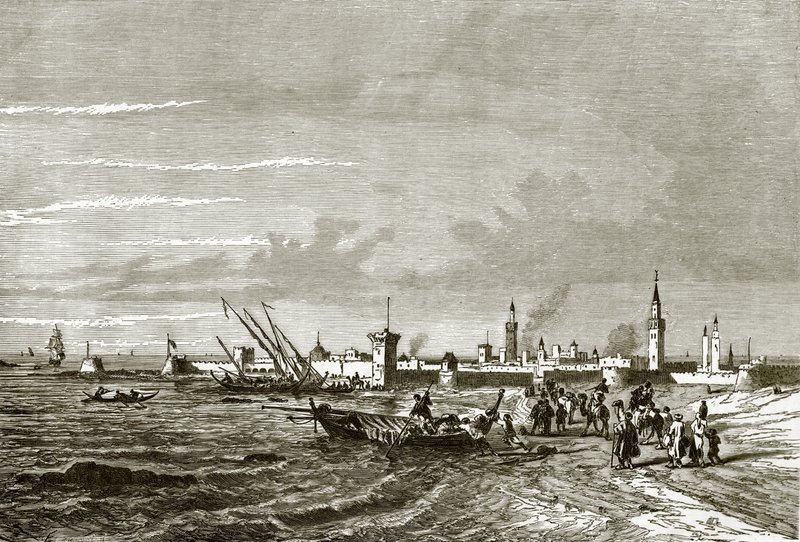 Hafen von Mogador von English School