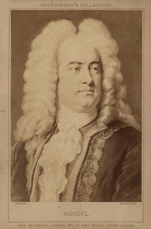 Porträt von Georg Friedrich Händel von English School