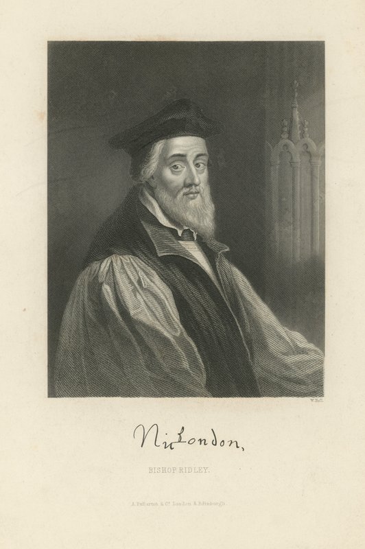 Porträt von Nicholas Ridley von English School