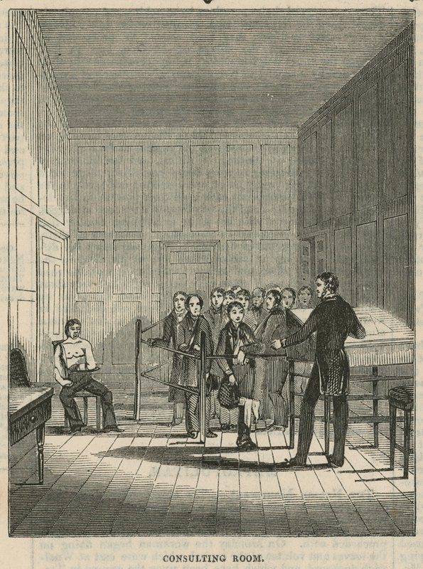 Royal Free Hospital, London: Das Beratungszimmer von English School