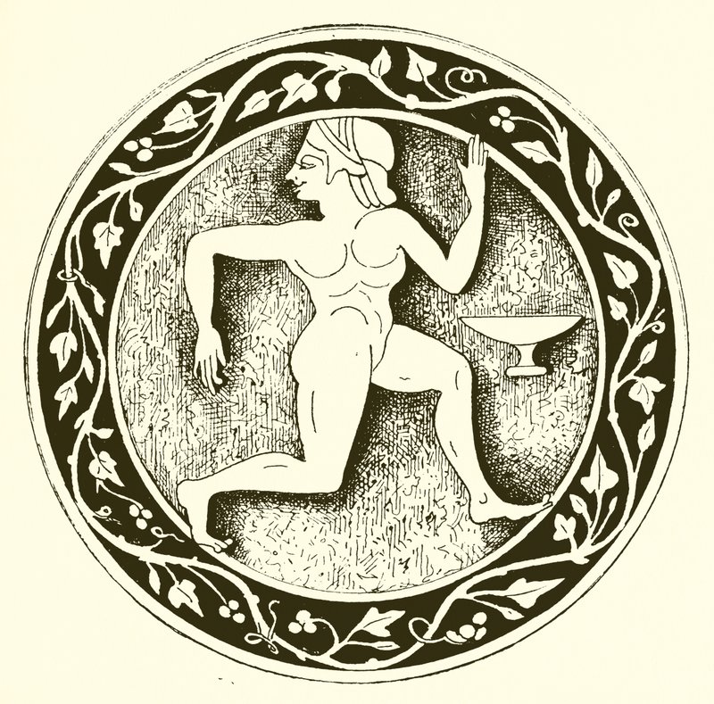 Laufender Etrusker von English School