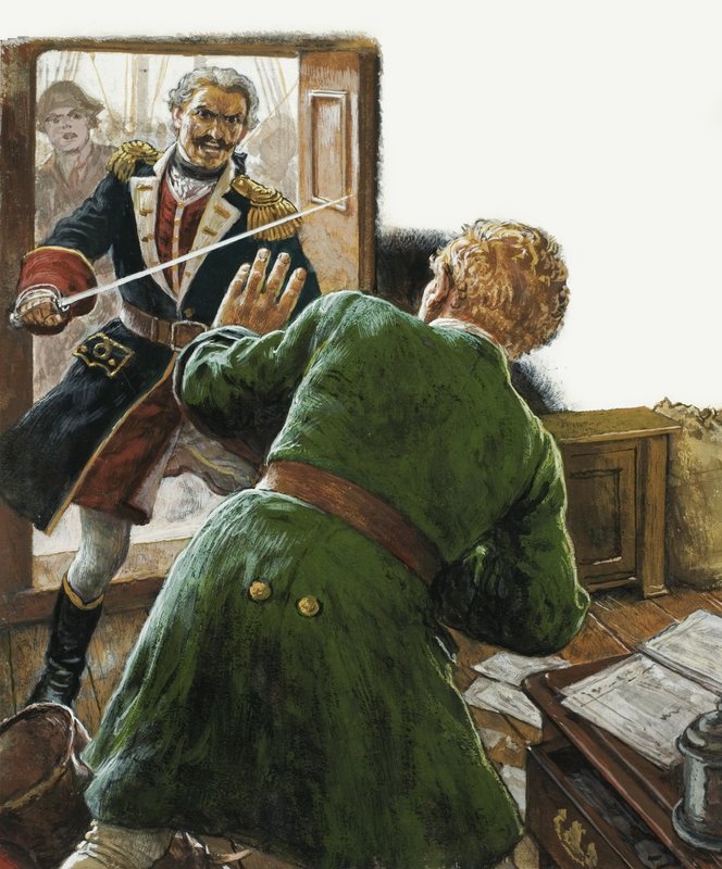 Matrose mit Schwert von English School