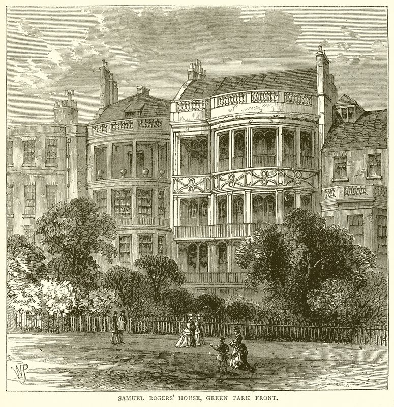 Haus von Samuel Rogers, Green Park Front von English School