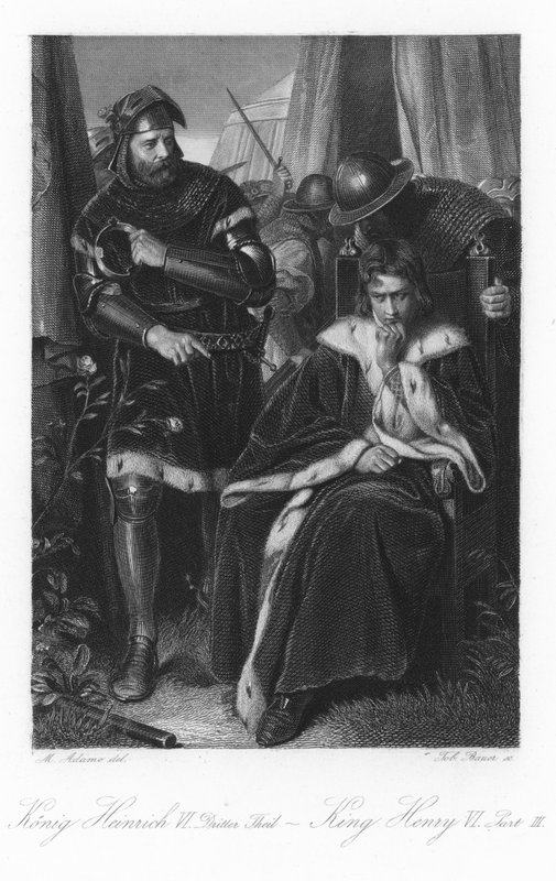 Szene aus König Heinrich VI. Teil III von English School