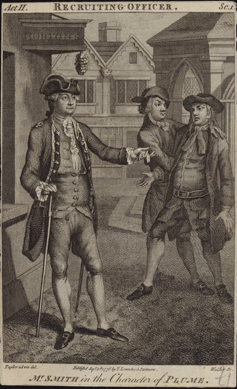 Szene aus The Recruiting Officer von English School