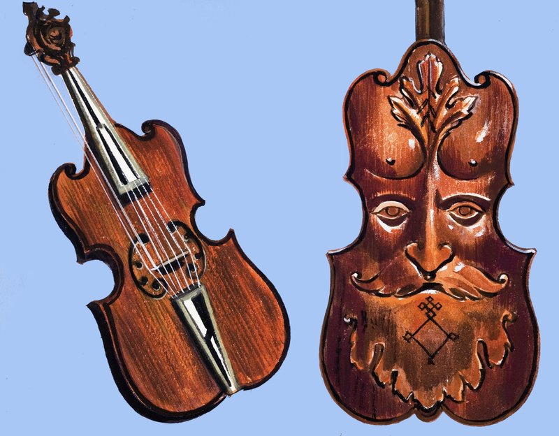 Siebensaitige Viola von English School