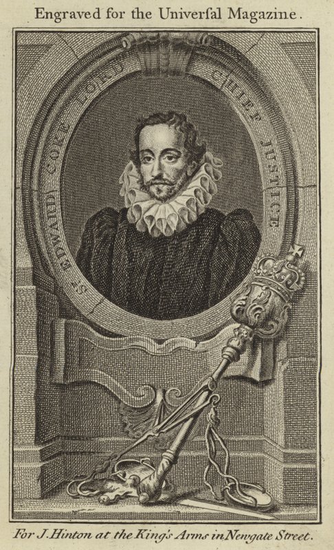 Sir Edward Coke, Oberster Richter von English School