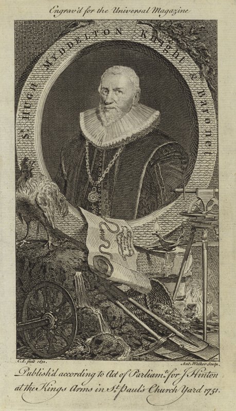 Sir Hugh Myddelton, Ritter und Baronet von English School