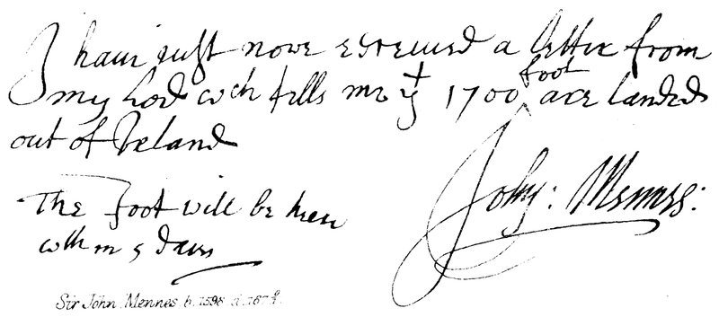 Sir John Mennes von English School