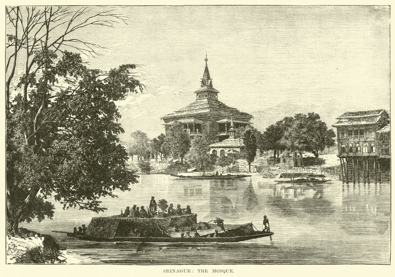 Srinagur: Die Moschee von English School