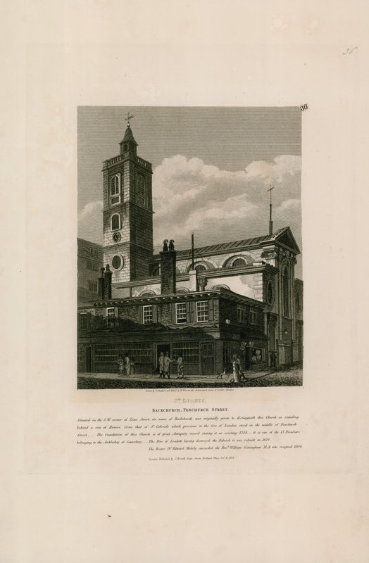 St. Dionis, Backchurch, Fenchurch Street von English School