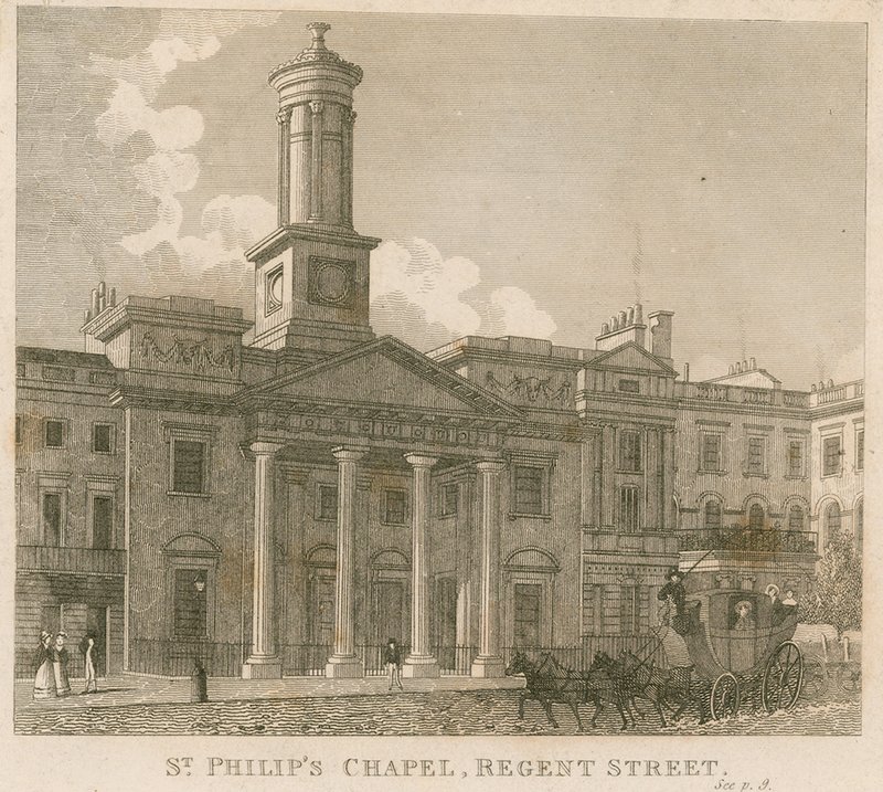 St. Philips Kapelle, Regent Street, London von English School