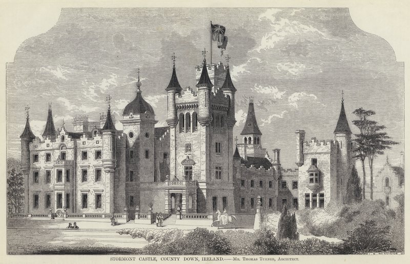 Stormont Castle, County Down, Irland von English School