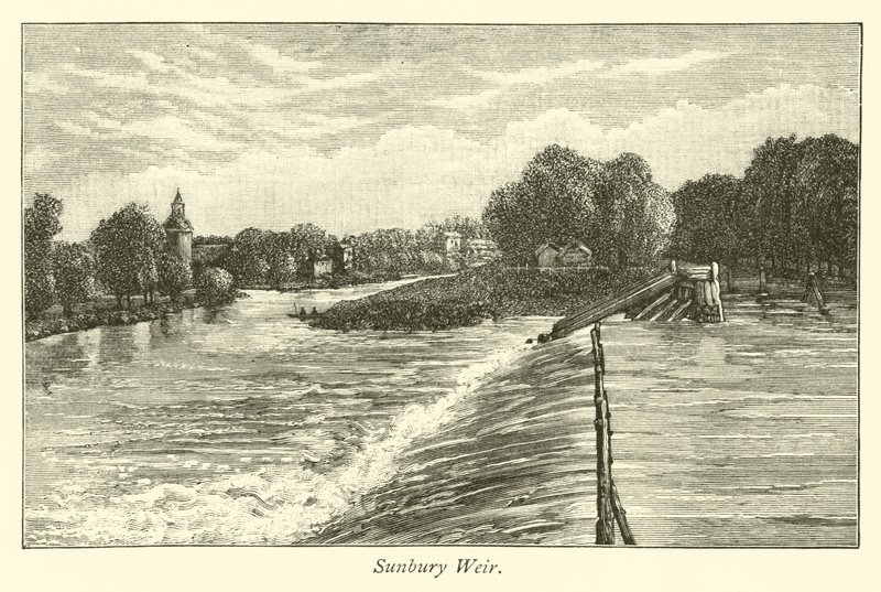 Sunbury-Wehr von English School