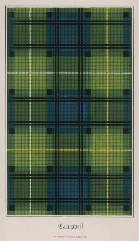 Tartan des Clans Campbell von English School