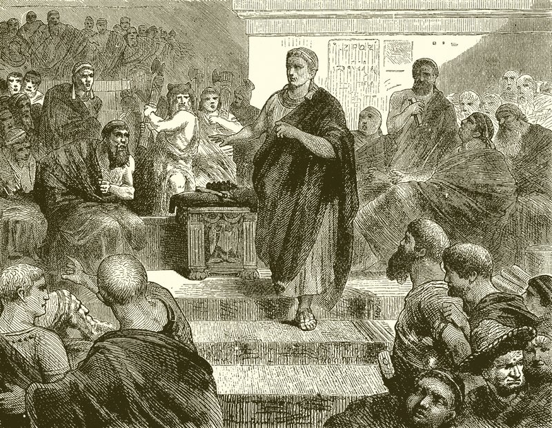 Die Abdankung von Sulla von English School