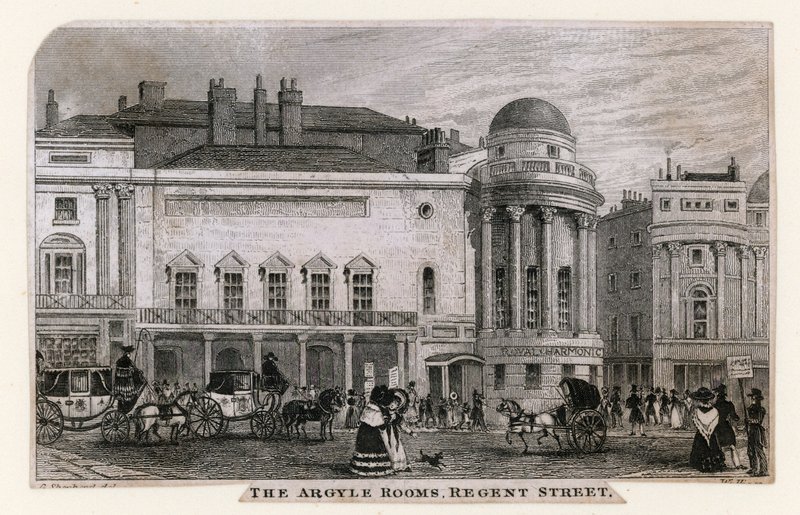 Die Argyle Rooms, Regent Street von English School