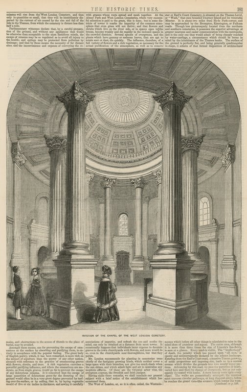 Die Kapelle des West London Cemetery von English School
