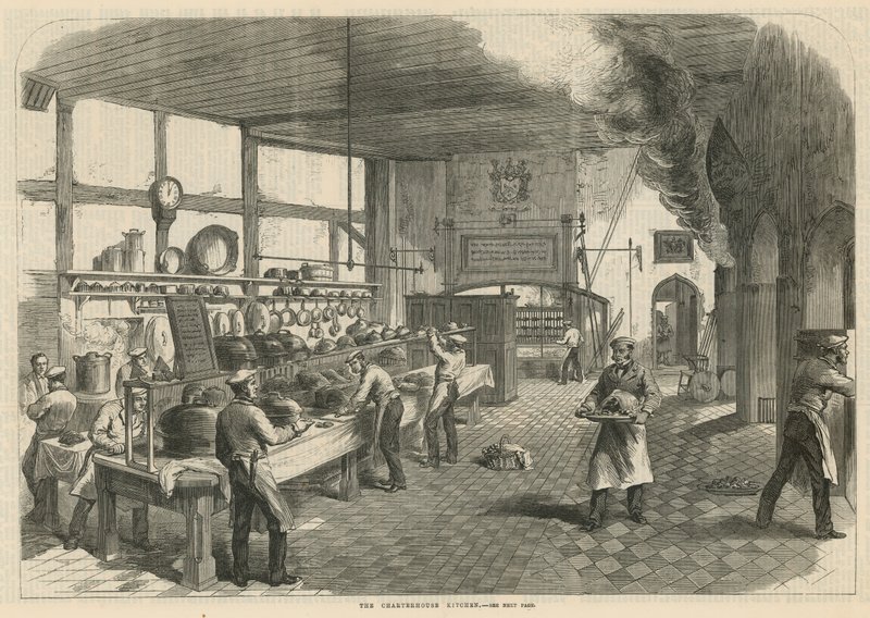 Die Küche des Charterhouse von English School