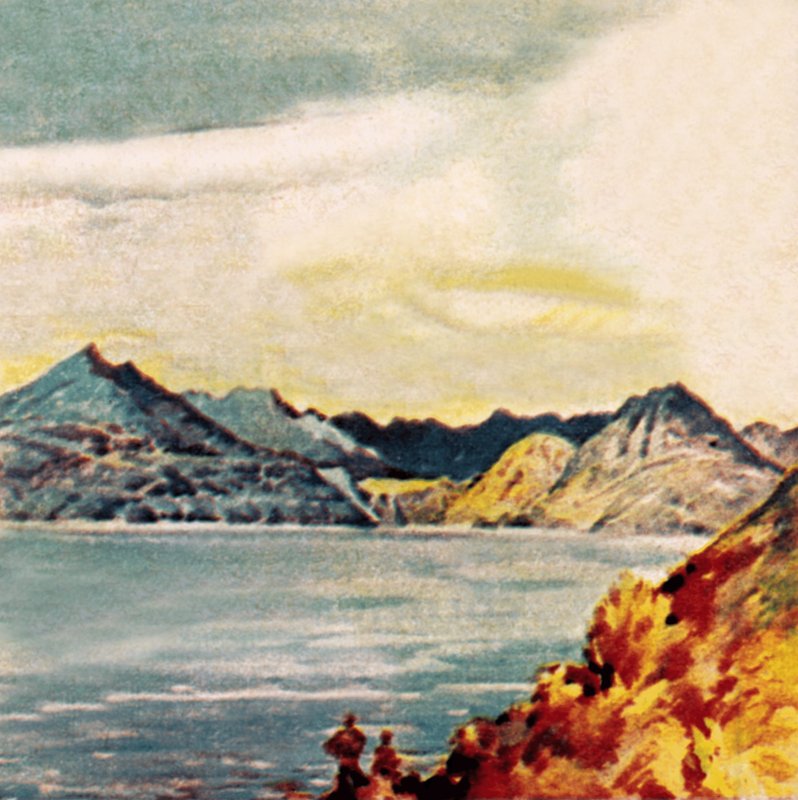 Die Coolins oder Cuillins von Skye von English School