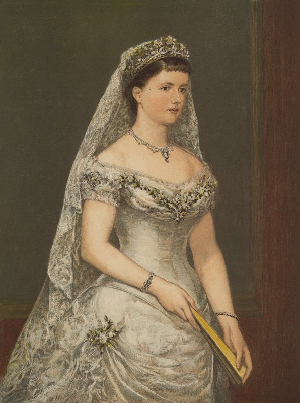 Die Herzogin von Albany (Chromolithografie) von English School