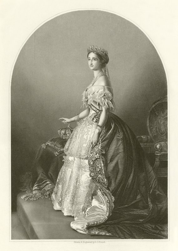Die Kaiserin Eugénie von English School