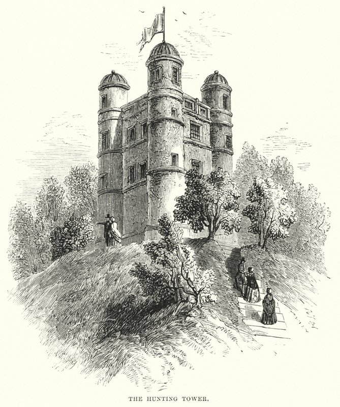 Der Jagdturm (Gravur) von English School