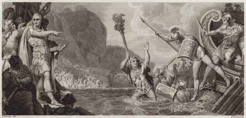 Die Landung von Julius Caesar von English School