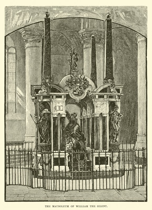 Das Mausoleum von Wilhelm dem Schweiger von English School