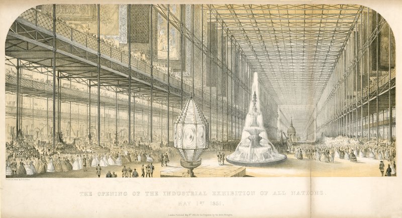 Die Eröffnung der Großen Ausstellung, 1851 von English School