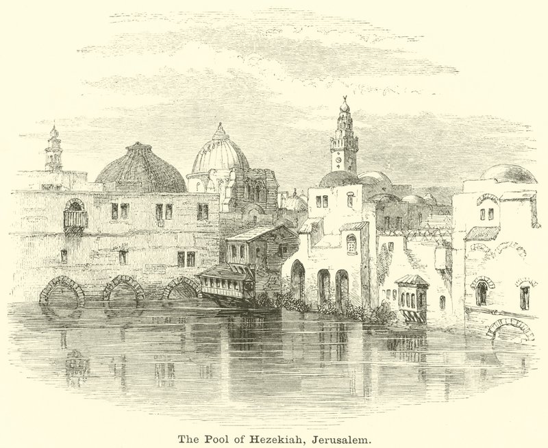 Der Teich von Hiskia, Jerusalem von English School