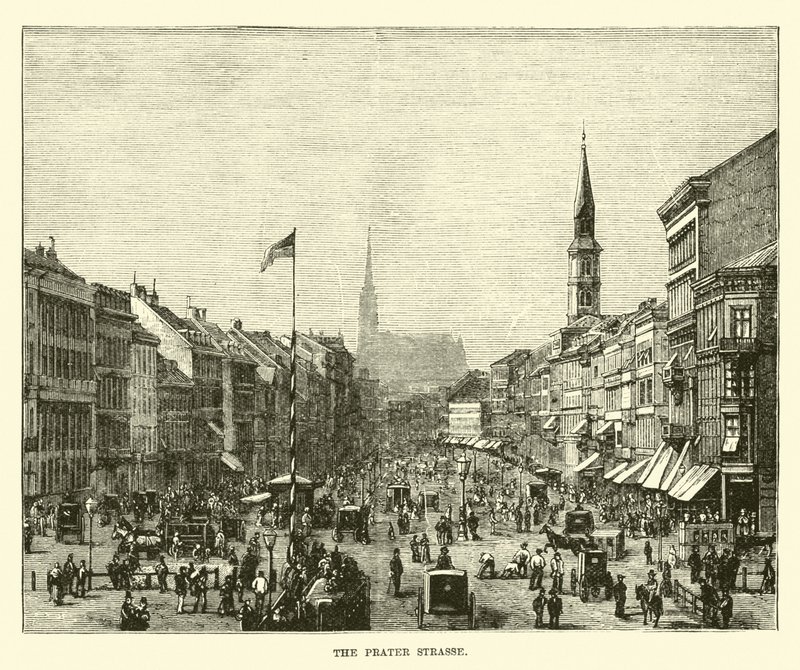 Die Praterstraße von English School