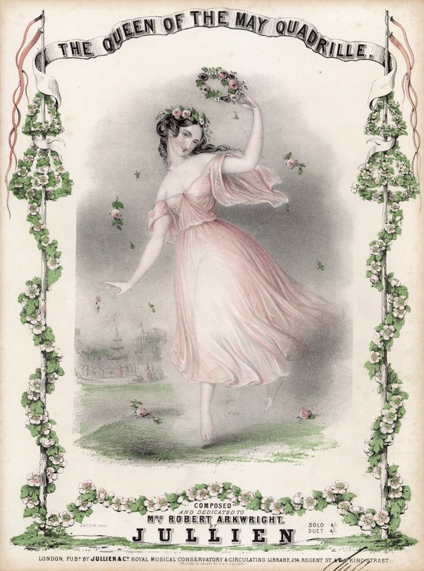 Die Königin der Mai-Quadrille von English School