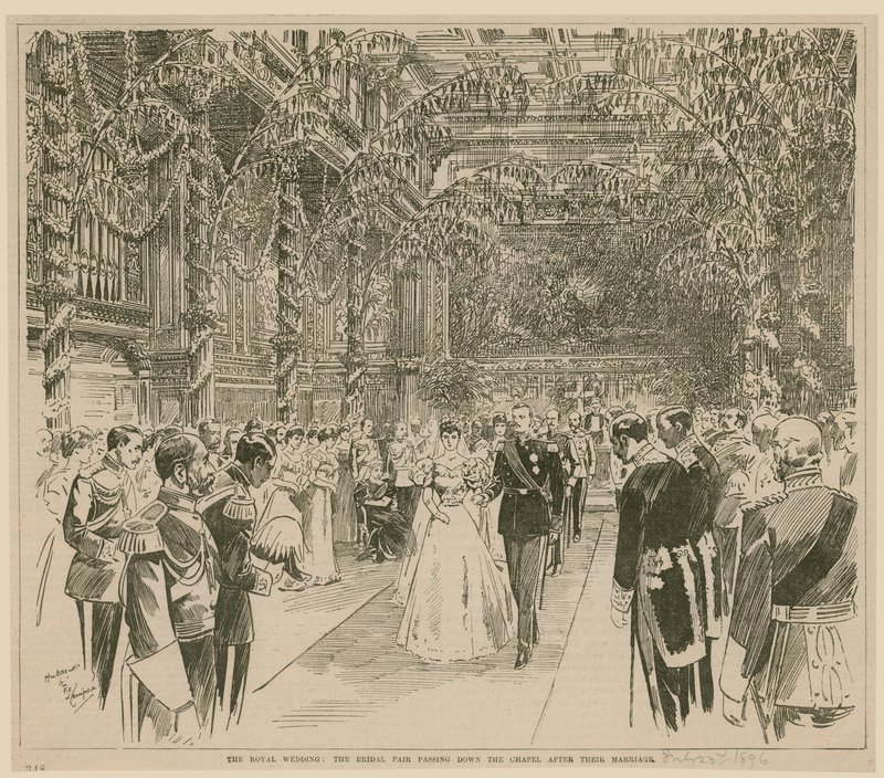Die Königliche Hochzeit, 23. Juli 1896 von English School