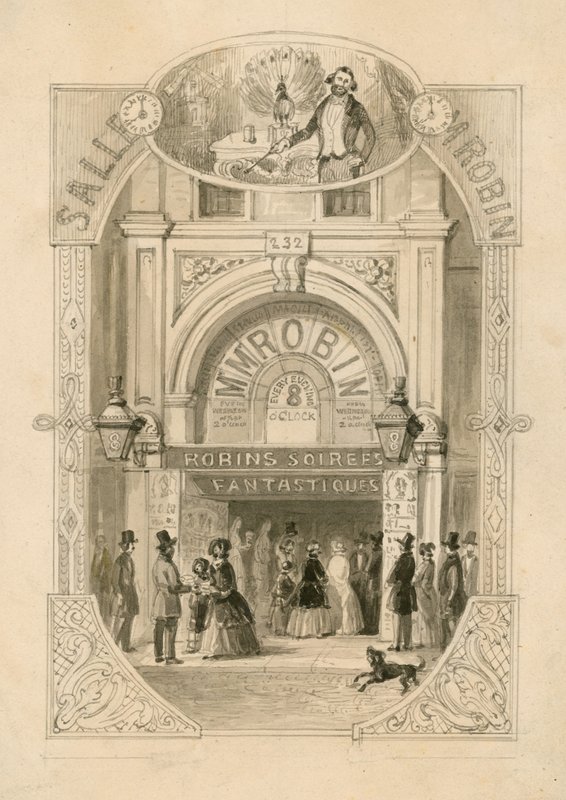 Die Salle de Robin, Piccadilly, London von English School