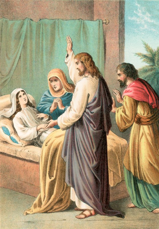 Die Auferweckung der Tochter des Jairus von English School