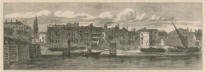Das Flussufer des alten Chelsea von English School