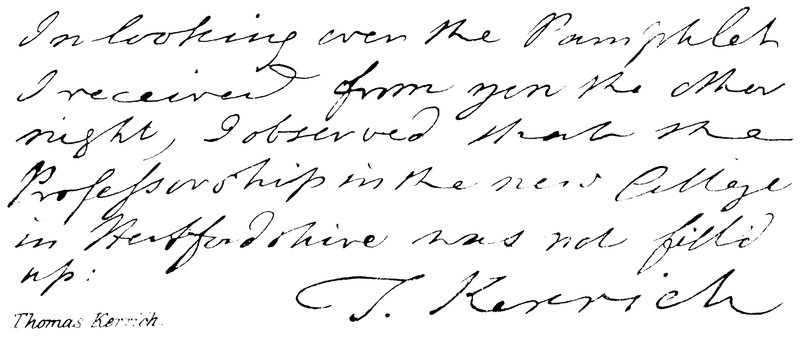 Thomas Kerrich von English School