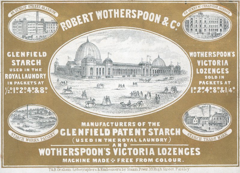 Handelskarte, Robert Wotherspoon & Co von English School