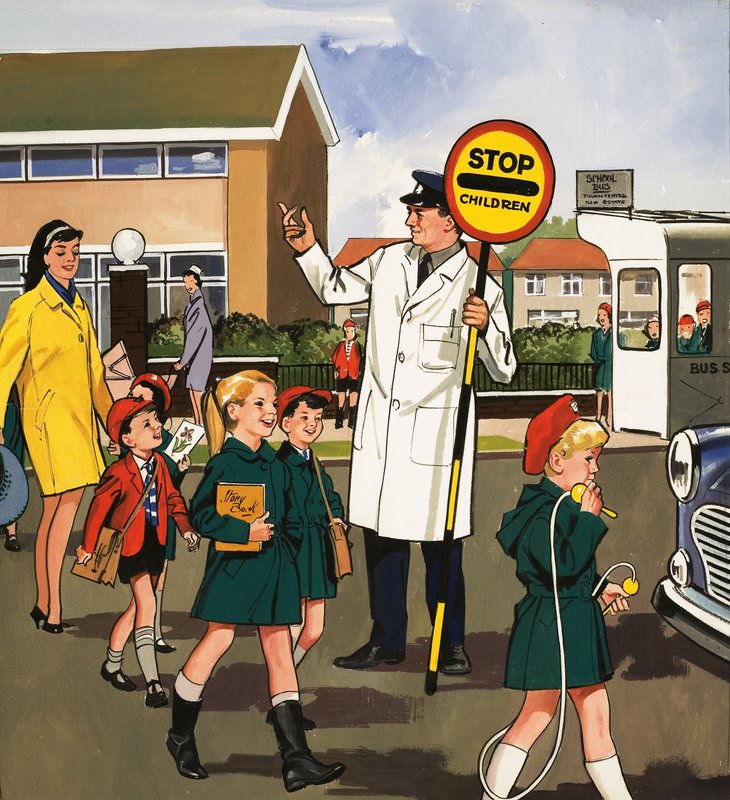 Verkehrsaufseher von English School