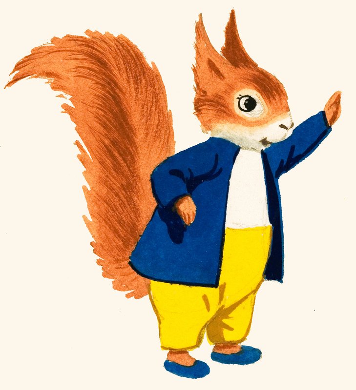 Tufty das Verkehrssicherheitseichhörnchen von English School