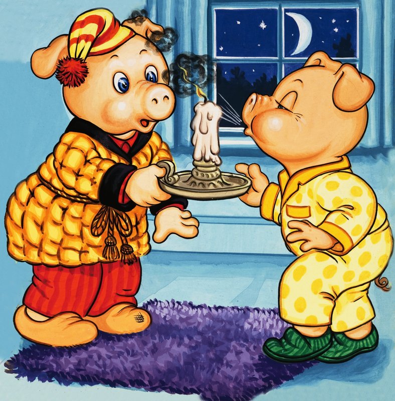 Zwei kleine Schweine von English School