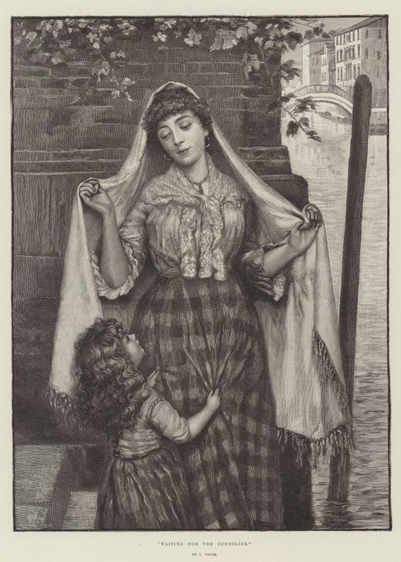 Warten auf den Gondoliere von English School