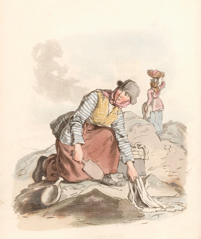 Walisische Frau von English School