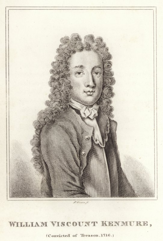 William Viscount Kenmure, Verurteilt wegen Hochverrats, 1716 von English School
