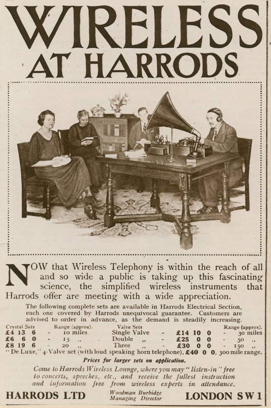 Drahtlos bei Harrods von English School